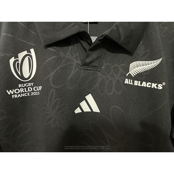 Maillot Nouvelle-zelande All Blacks Rugby 2023 World Cup Domicile